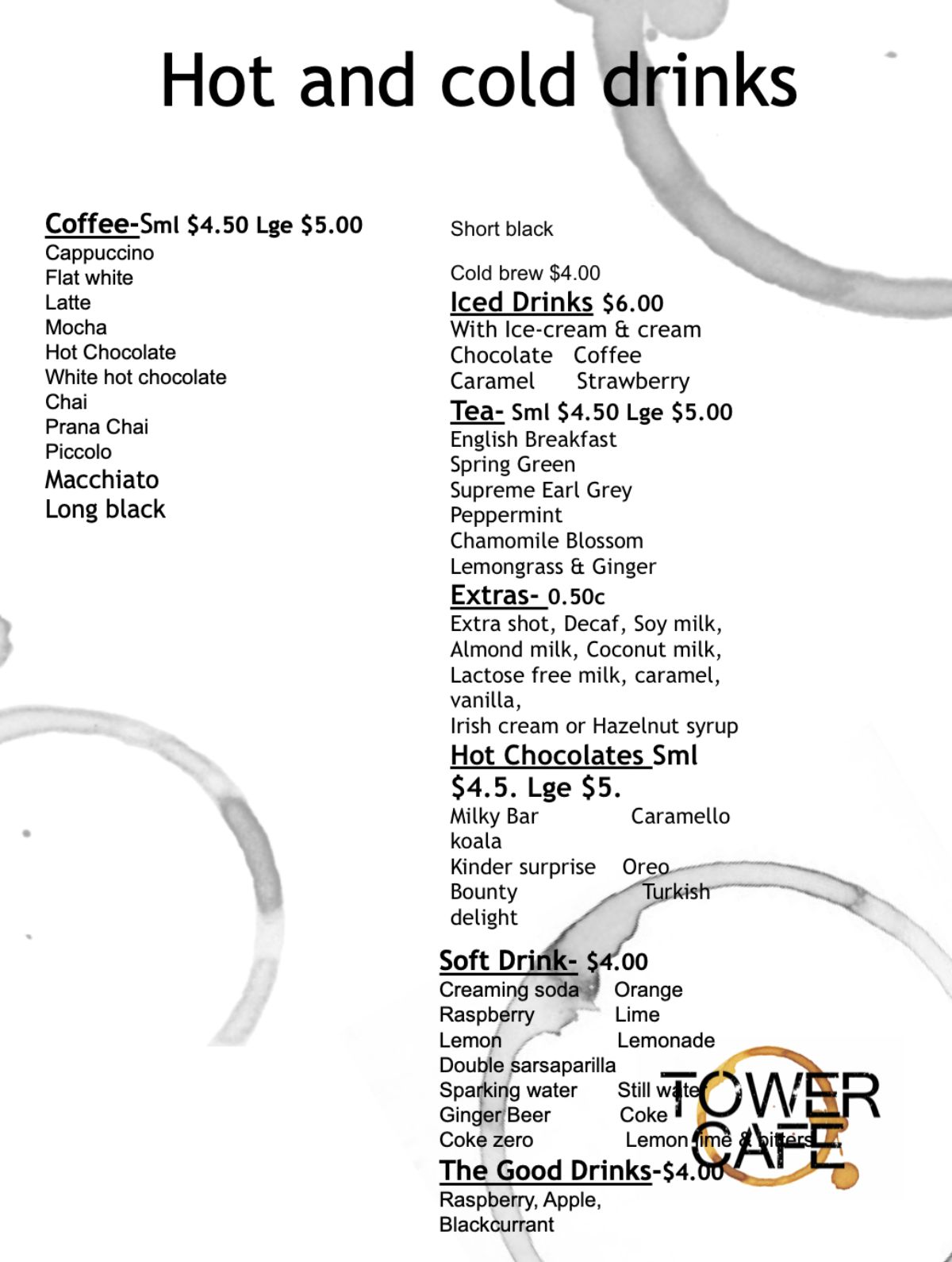 download clock tower cafe menu