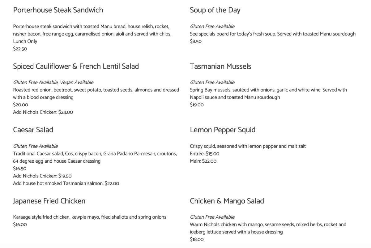 OLIVES BISTRO NEWSTEAD HOTEL » Heads Up Launceston