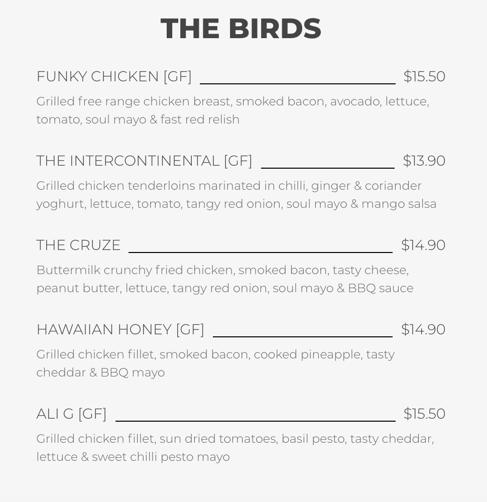 BURGER GOT SOUL HEADS UP LAUNCESTON FOOD GUIDE