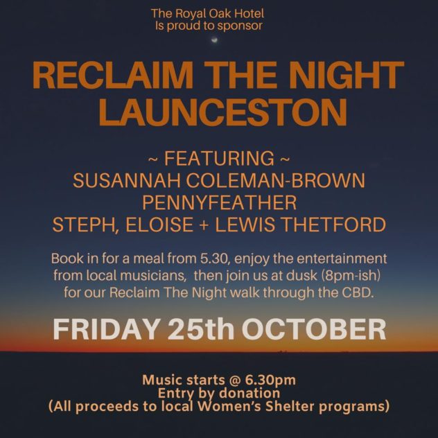 Reclaim the Night Launceston
