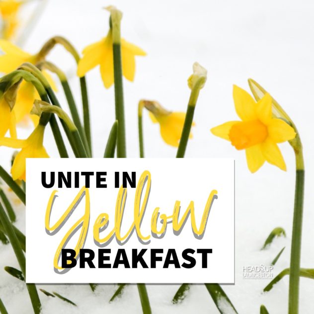 Unite in Yellow Breakfast Launceston