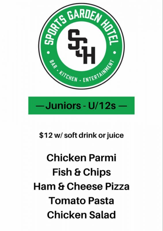 SPORTS GARDEN HOTEL » Heads Up Launceston Food Guide